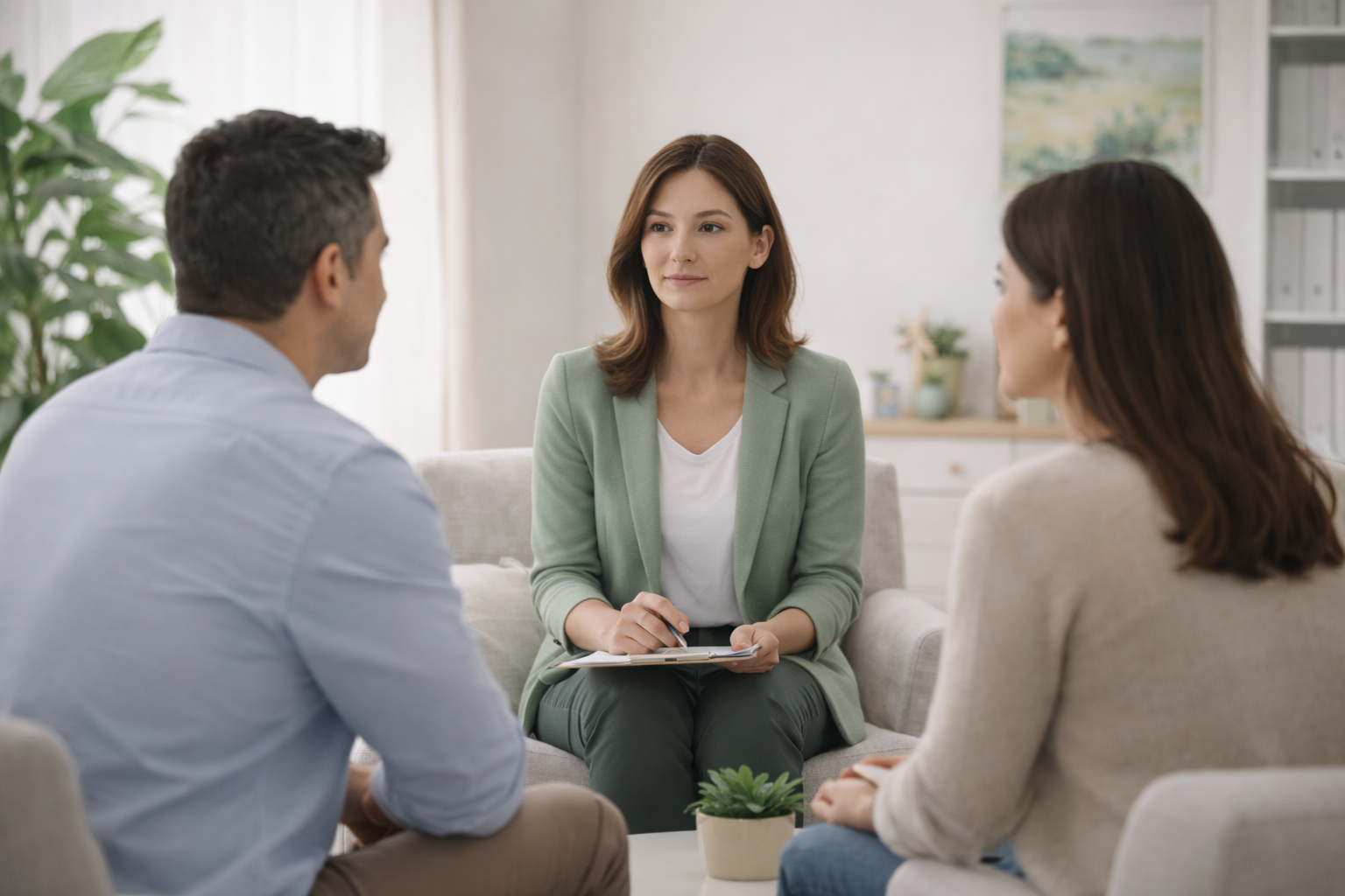 Illustration representing the MIAM as the starting point of the mediation journey